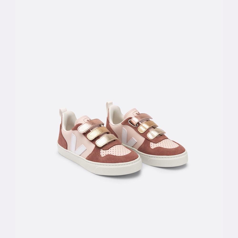 Kids' Veja V-10 Chromefree Sneakers Multicolor | UAE-49265