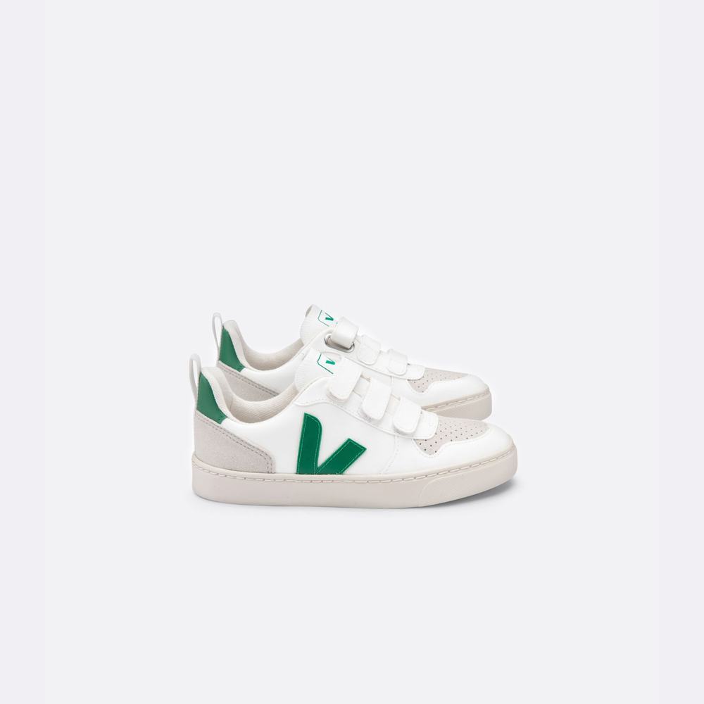 Kids\' Veja V-10 Cwl Sneakers White | UAE-27108