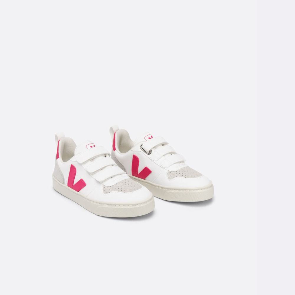 Kids' Veja V-10 Cwl Sneakers White | UAE-27516