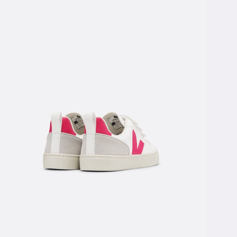 Kids' Veja V-10 Cwl Sneakers White | UAE-27516