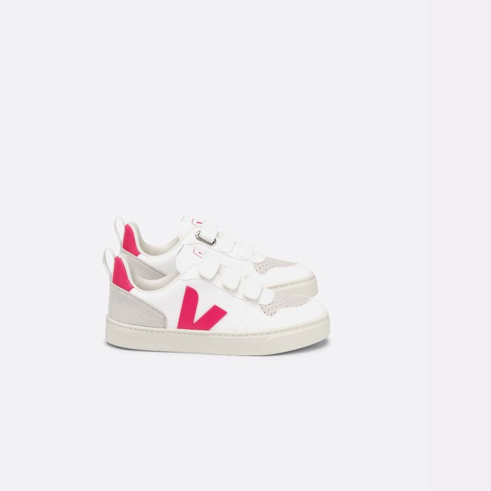 Kids\' Veja V-10 Cwl Sneakers White | UAE-27516