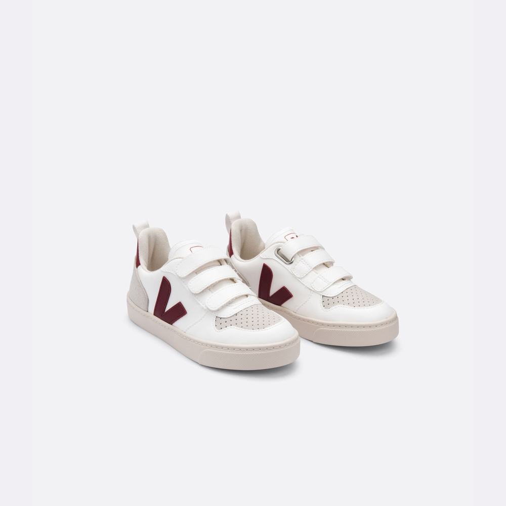 Kids' Veja V-10 Cwl Sneakers White | UAE-94173