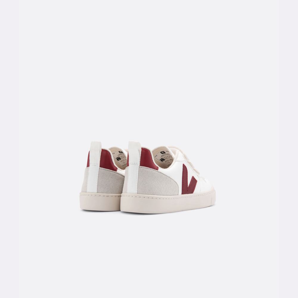 Kids' Veja V-10 Cwl Sneakers White | UAE-94173