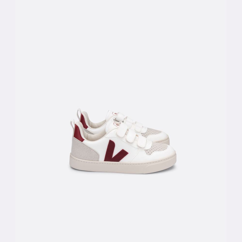 Kids\' Veja V-10 Cwl Sneakers White | UAE-94173