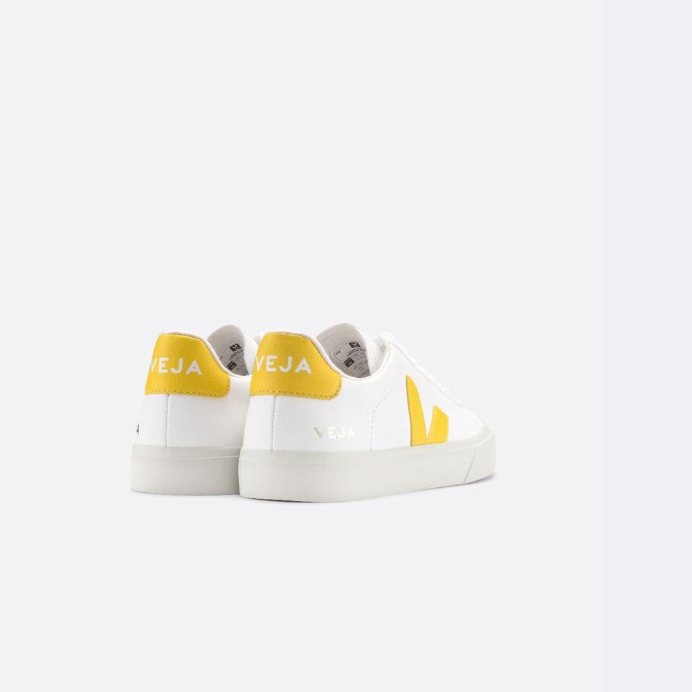 Men's Veja Campo Chromefree Sneakers White | UAE-81296