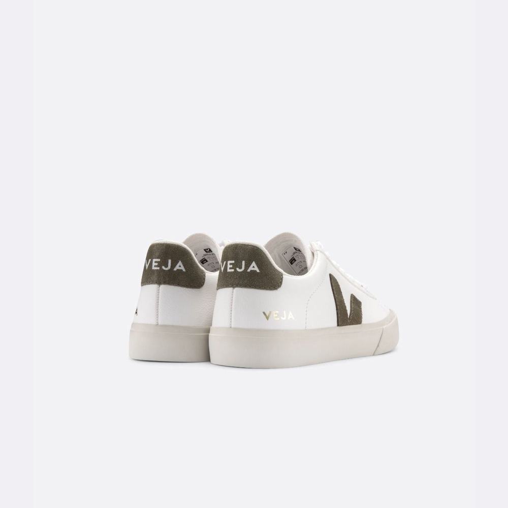 Men's Veja Campo Chromefree Sneakers White | UAE-90751