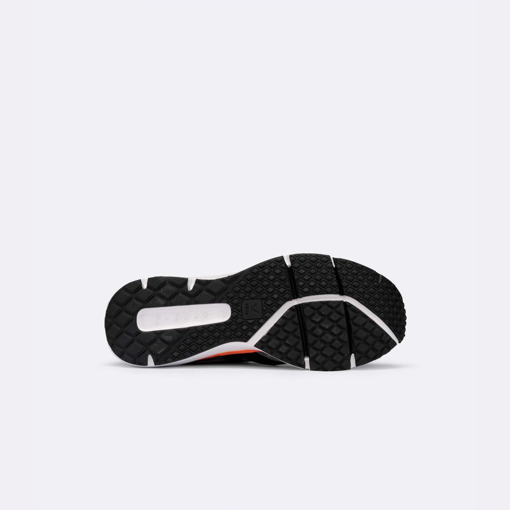 Men's Veja Condor 2 Alveomesh Running Shoes Black/Orange | UAE-01364