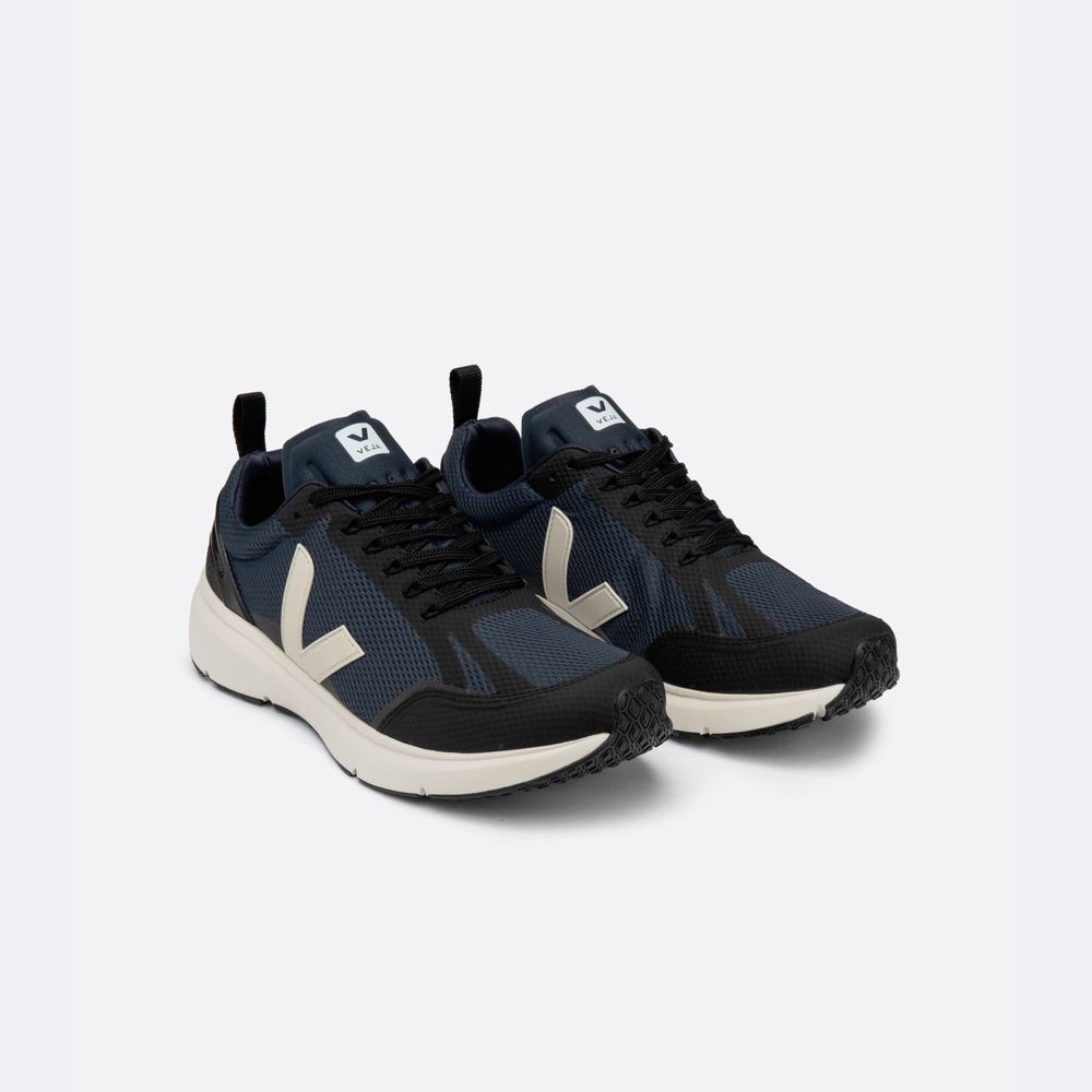 Men's Veja Condor 2 Alveomesh Running Shoes Navy | UAE-14572