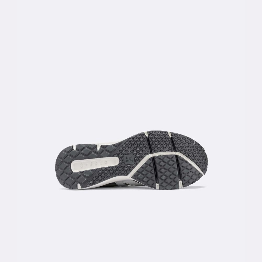 Men's Veja Condor 2 Alveomesh Running Shoes Grey/Black | UAE-42360