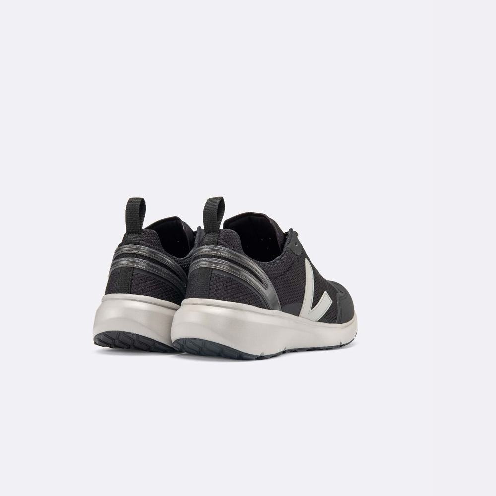 Men's Veja Condor 2 Alveomesh Running Shoes Black/Grey | UAE-85460