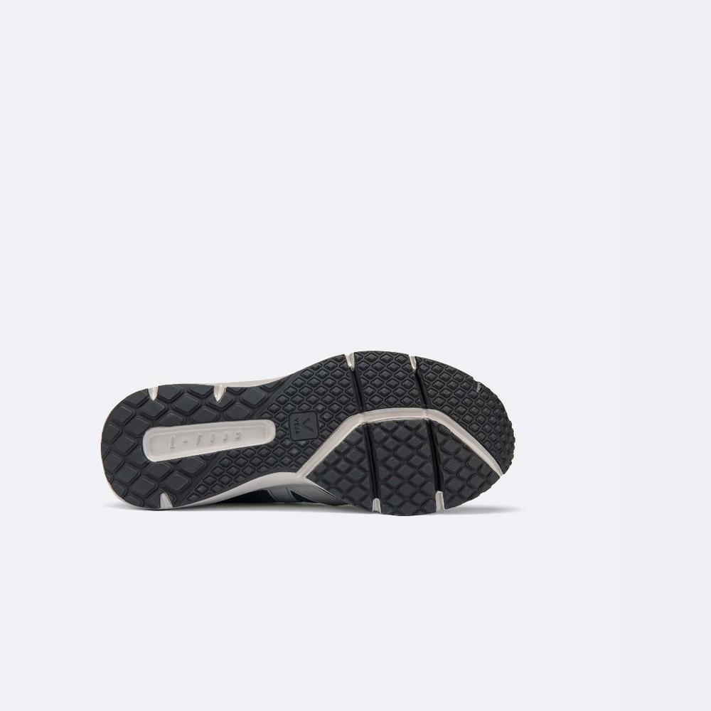 Men's Veja Condor 2 Alveomesh Running Shoes Black/Grey | UAE-85460