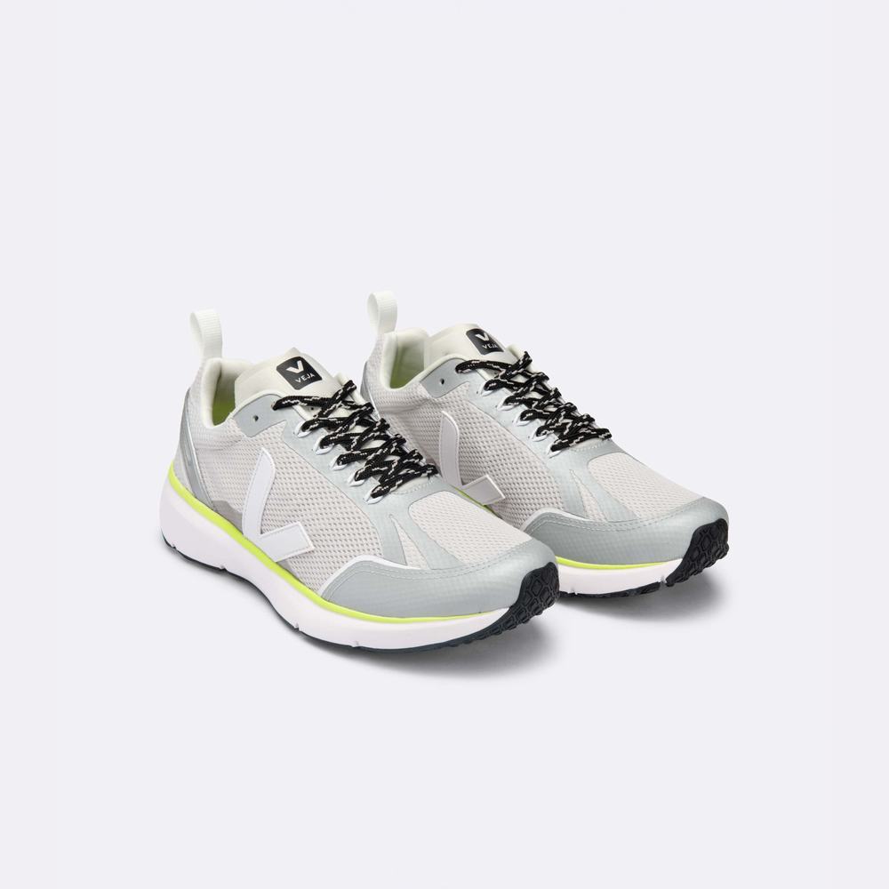 Men's Veja Condor 2 Alveomesh Running Shoes Light/Grey/Silver | UAE-97408