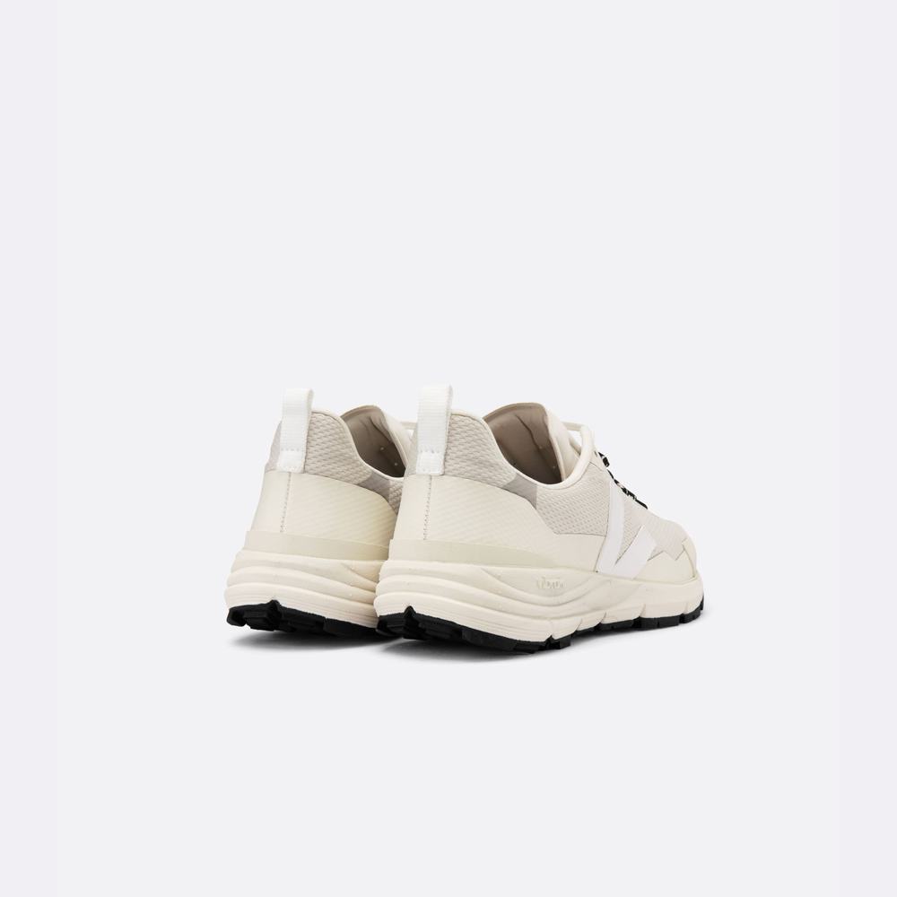 Men's Veja Dekkan Alveomesh Sneakers Beige/White | UAE-49513