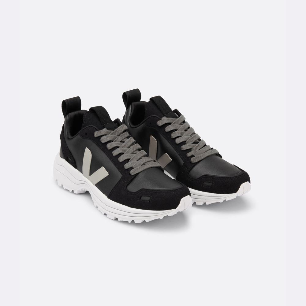 Men's Veja Hiking Style Cwl Sneakers Black | UAE-37186