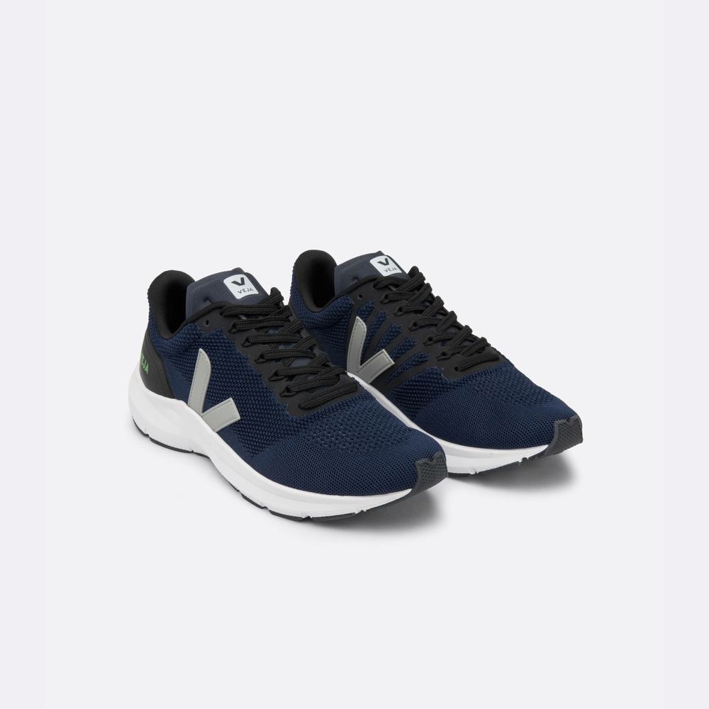 Men's Veja Marlin Lt V Knit Sneakers Grey | UAE-48019