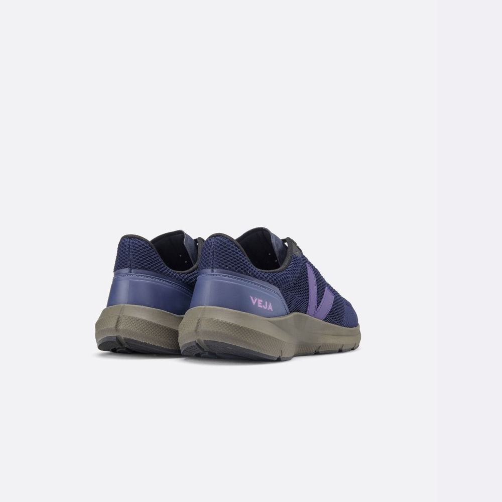 Men's Veja Marlin V-knit Sneakers Purple | UAE-16209