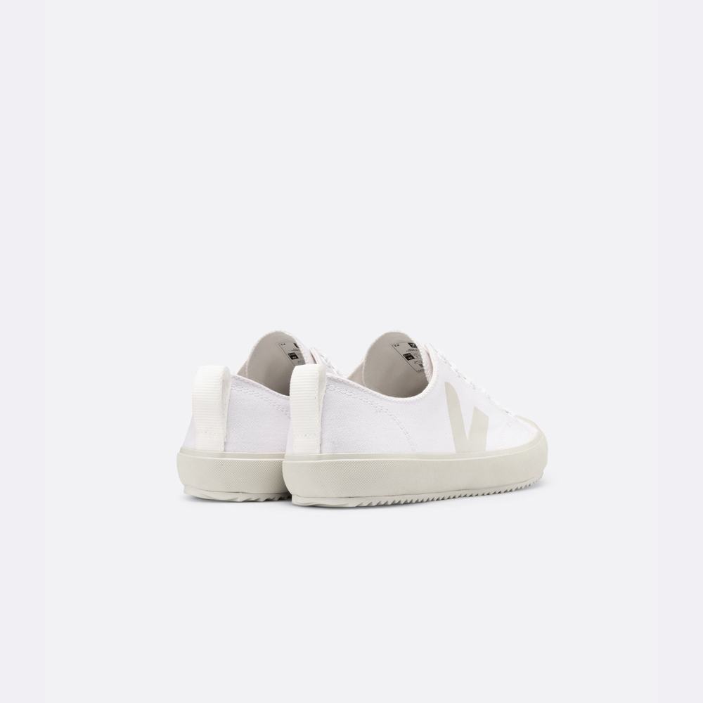 Men's Veja Nova Canvas Sneakers White | UAE-34127