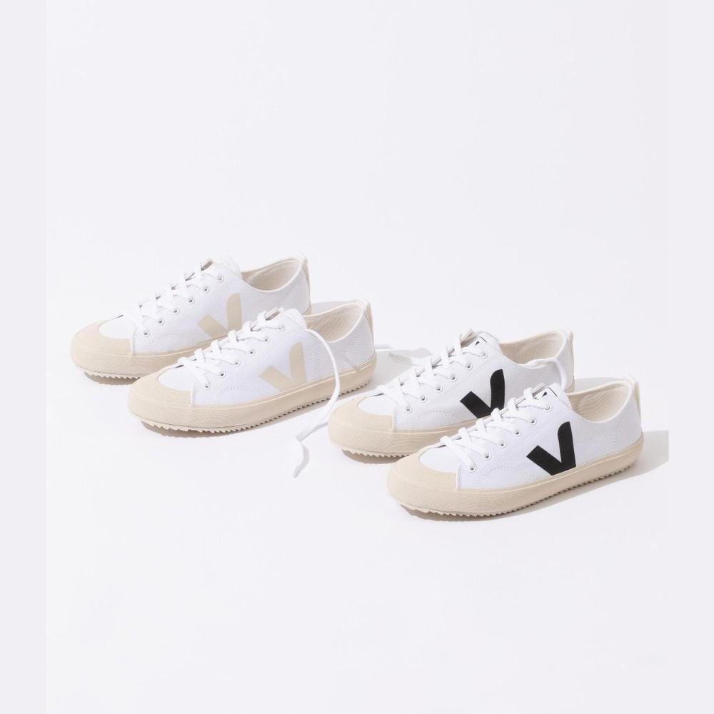 Men's Veja Nova Canvas Sneakers White | UAE-34127