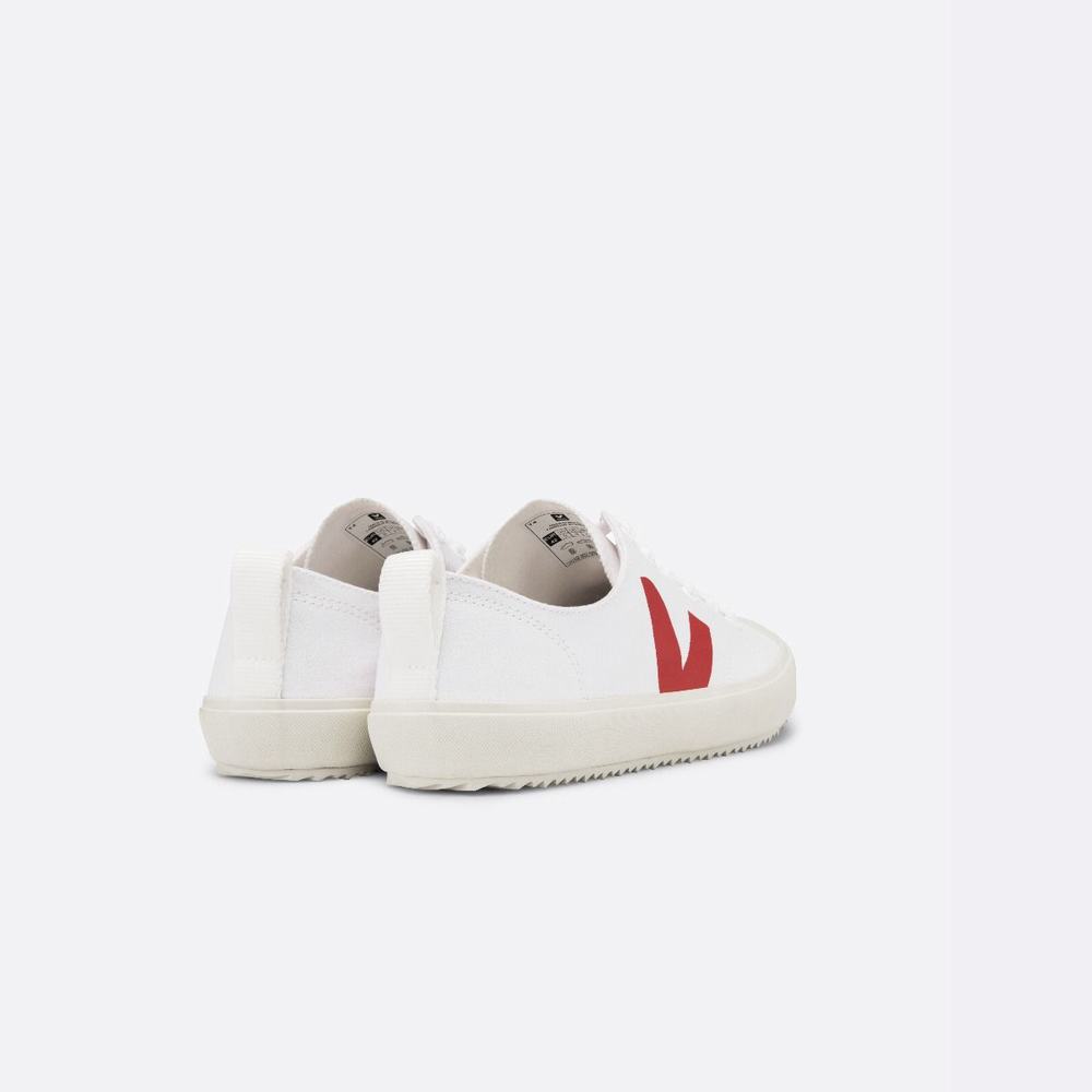 Men's Veja Nova Canvas Sneakers White | UAE-51734