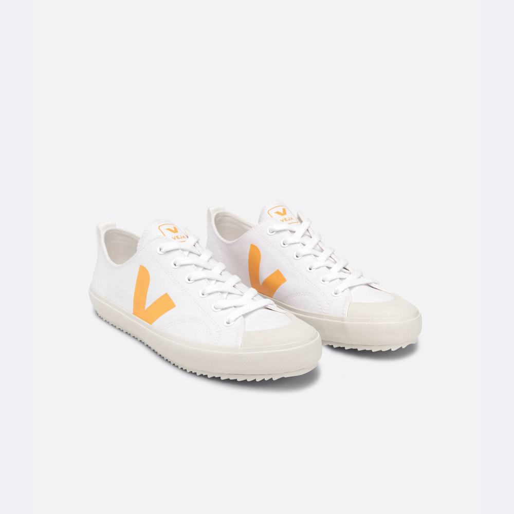 Men's Veja Nova Canvas Sneakers White | UAE-80375