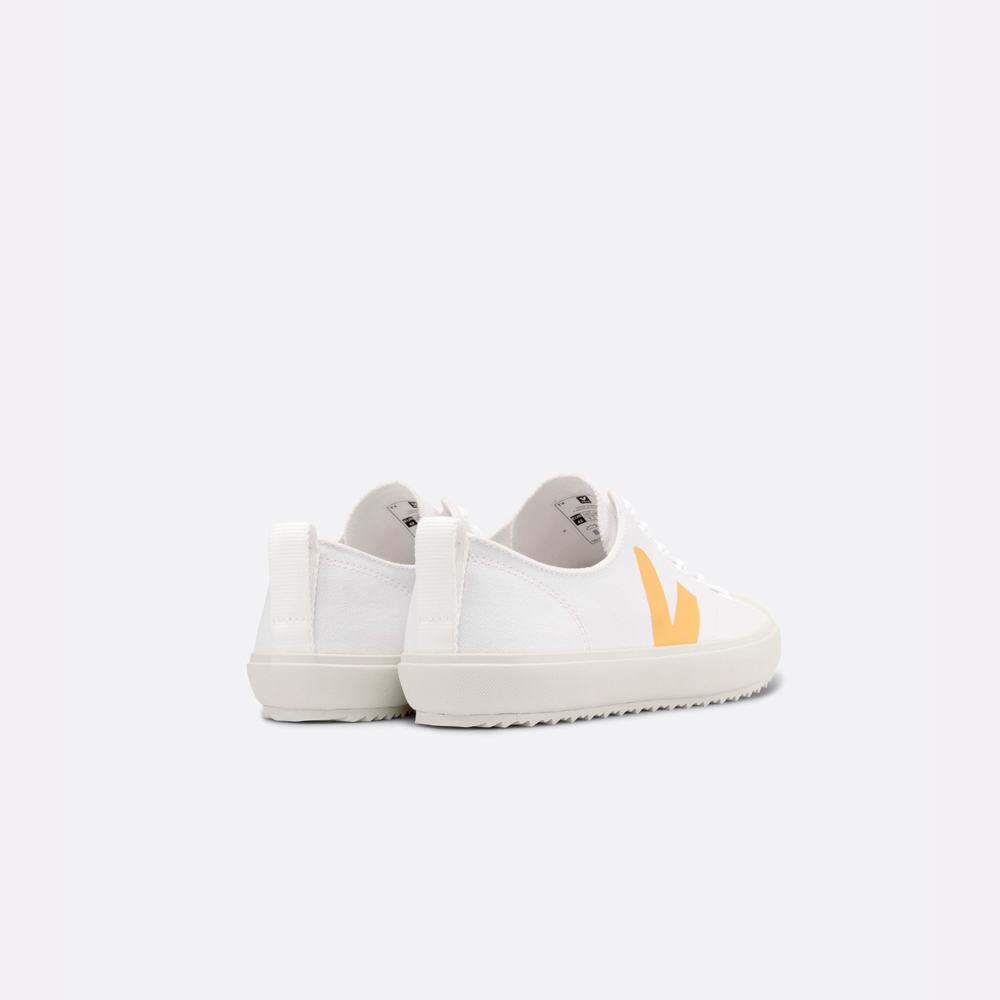 Men's Veja Nova Canvas Sneakers White | UAE-80375