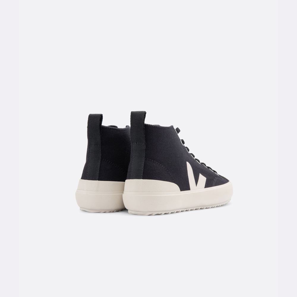 Men's Veja Nova Ht Canvas Sneakers Black | UAE-87429