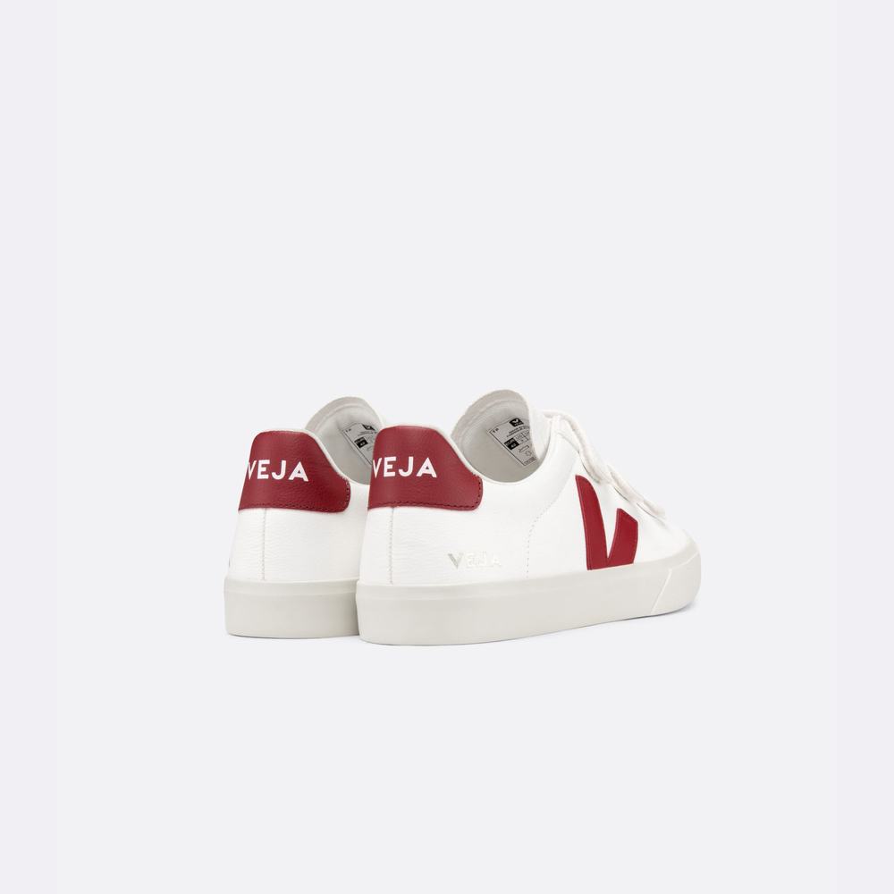 Men's Veja Recife Chromefree Leather Sneakers White | UAE-46831