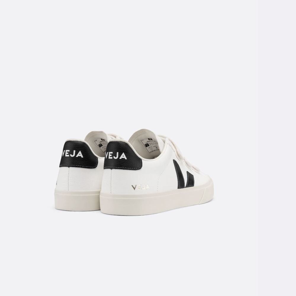 Men's Veja Recife Chromefree Sneakers White/Black | UAE-69185