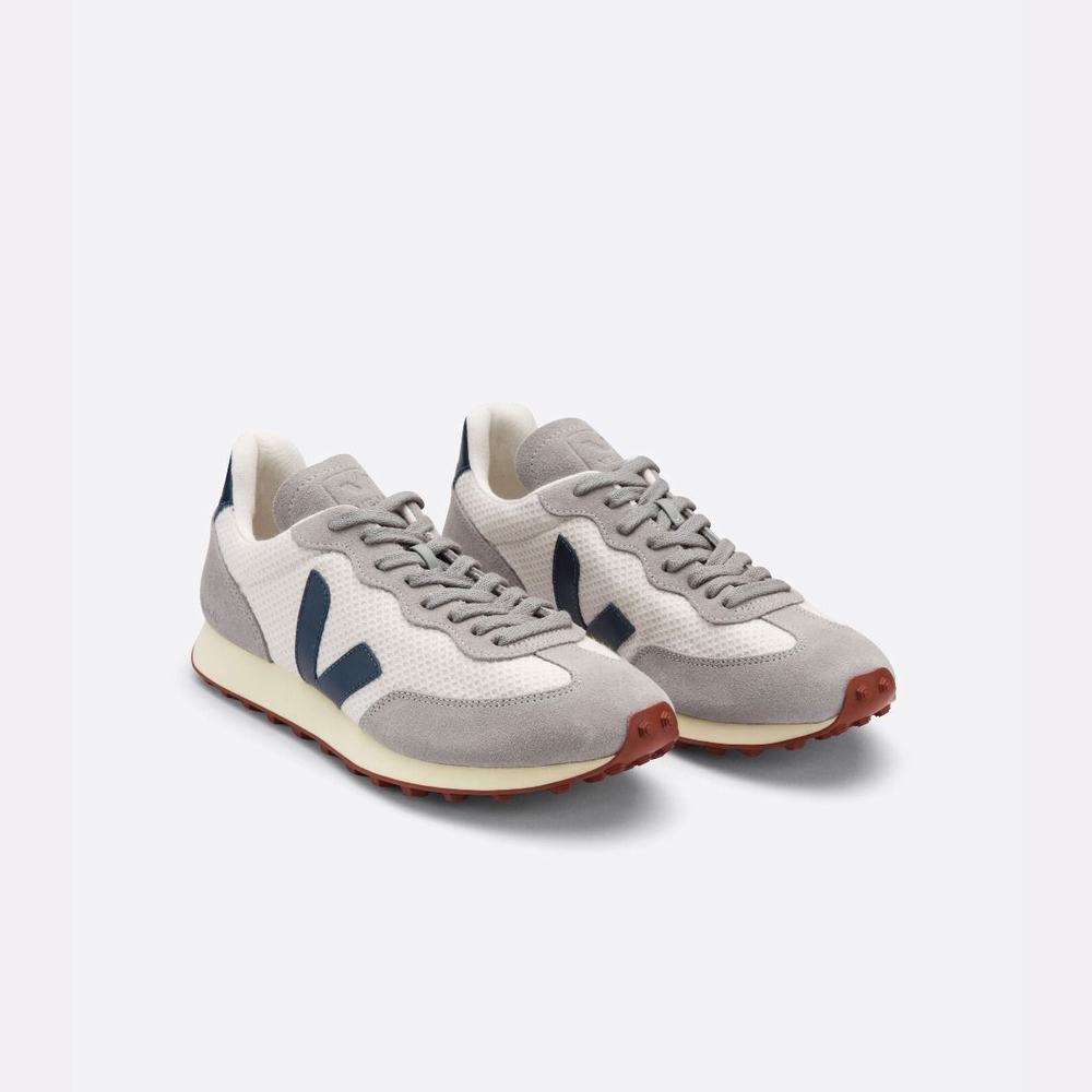 Men's Veja Rio Branco Hexamesh Sneakers Grey | UAE-76513