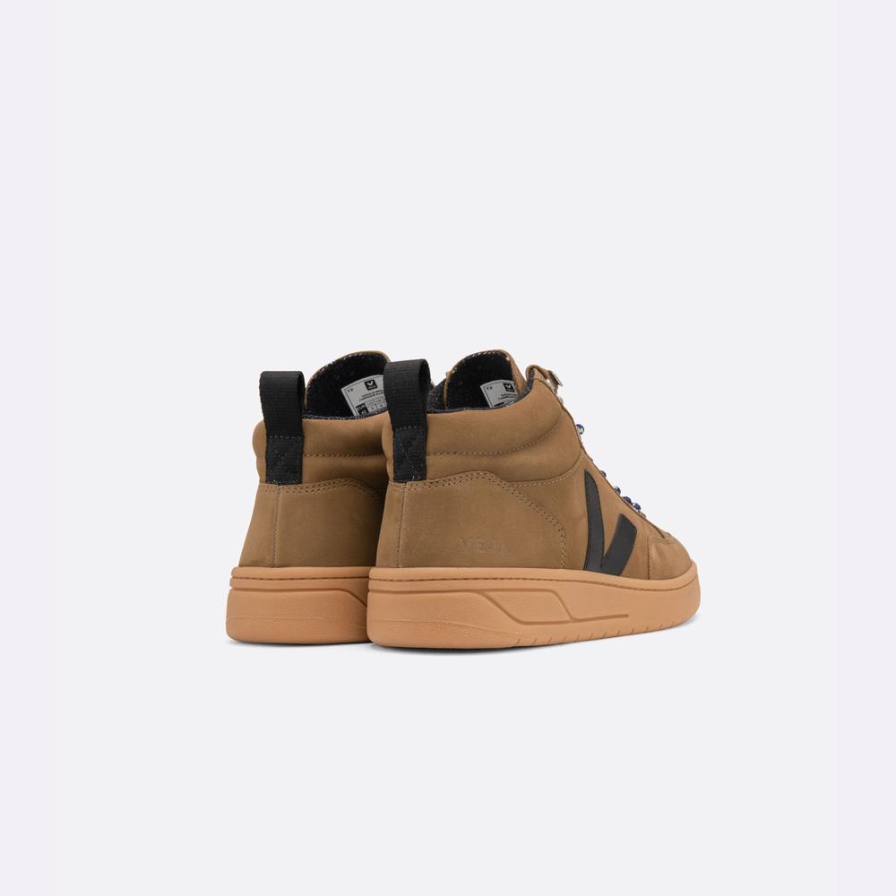 Men's Veja Roraima Nubuck Sneakers Black | UAE-25913