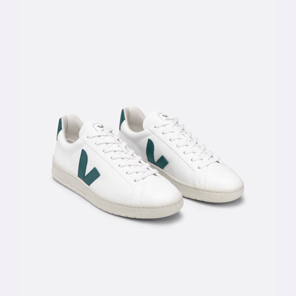 Men's Veja Urca Cwl Sneakers White/Brown | UAE-41802