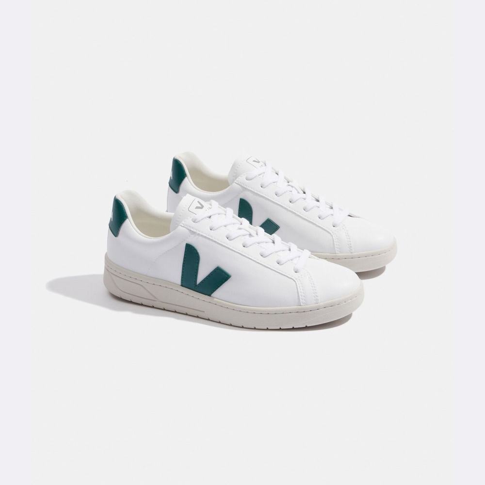 Men's Veja Urca Cwl Sneakers White/Brown | UAE-41802