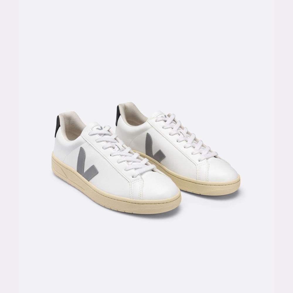 Men's Veja Urca Cwl Sneakers White/Grey/Black | UAE-53410