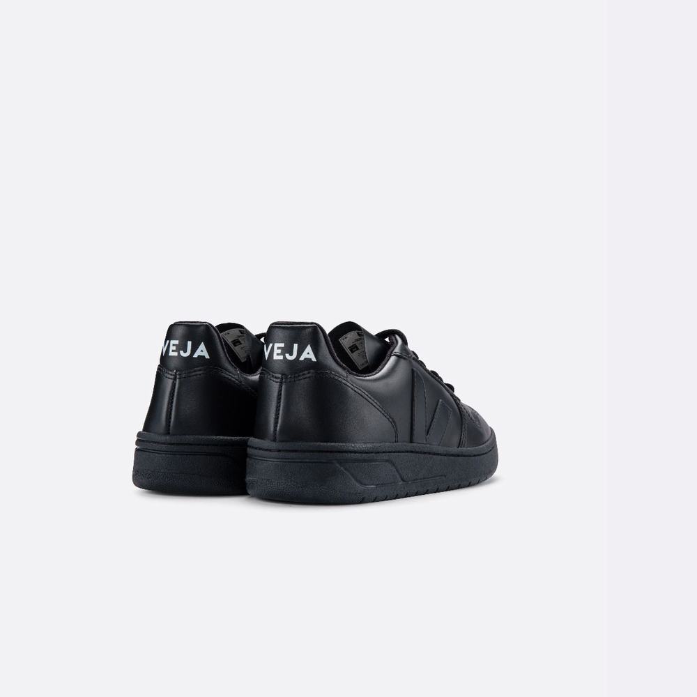 Men's Veja V-10 Bastille Sneakers Black | UAE-13048