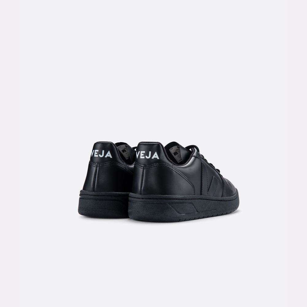 Men's Veja V-10 Cwl Sneakers Black | UAE-37028