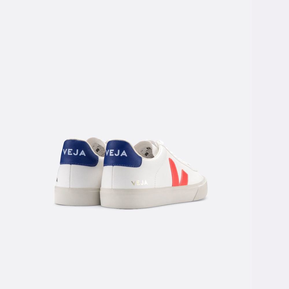 Women's Veja Campo Chromefree Sneakers White/Orange | UAE-16354