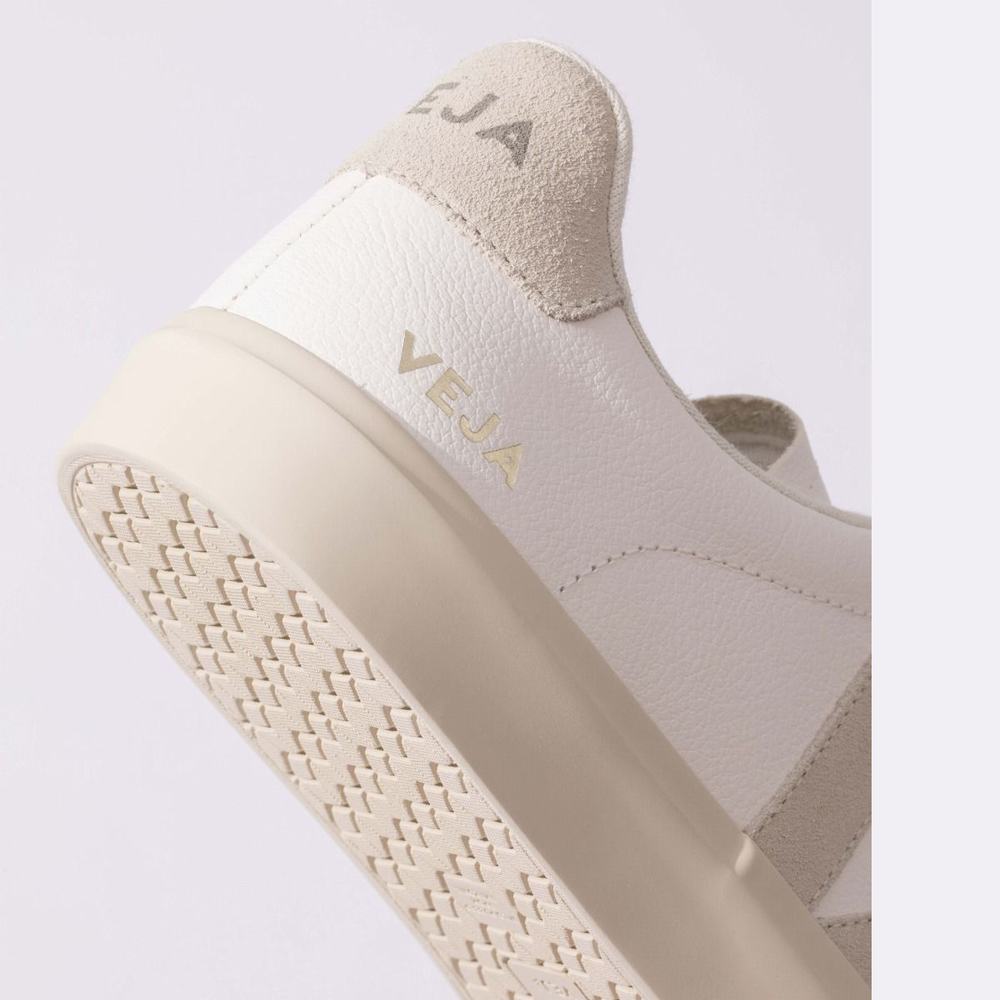 Women's Veja Campo Chromefree Sneakers White/Beige | UAE-35798