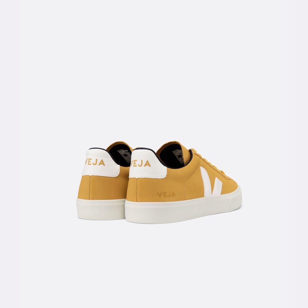 Women's Veja Campo Nubuck Sneakers White | UAE-32760