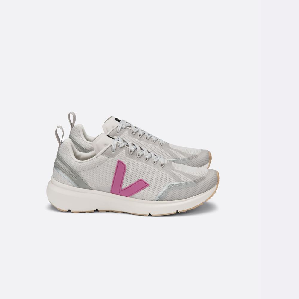 Women\'s Veja Condor 2 Alveomesh Running Shoes Light/Grey/Purple | UAE-29306