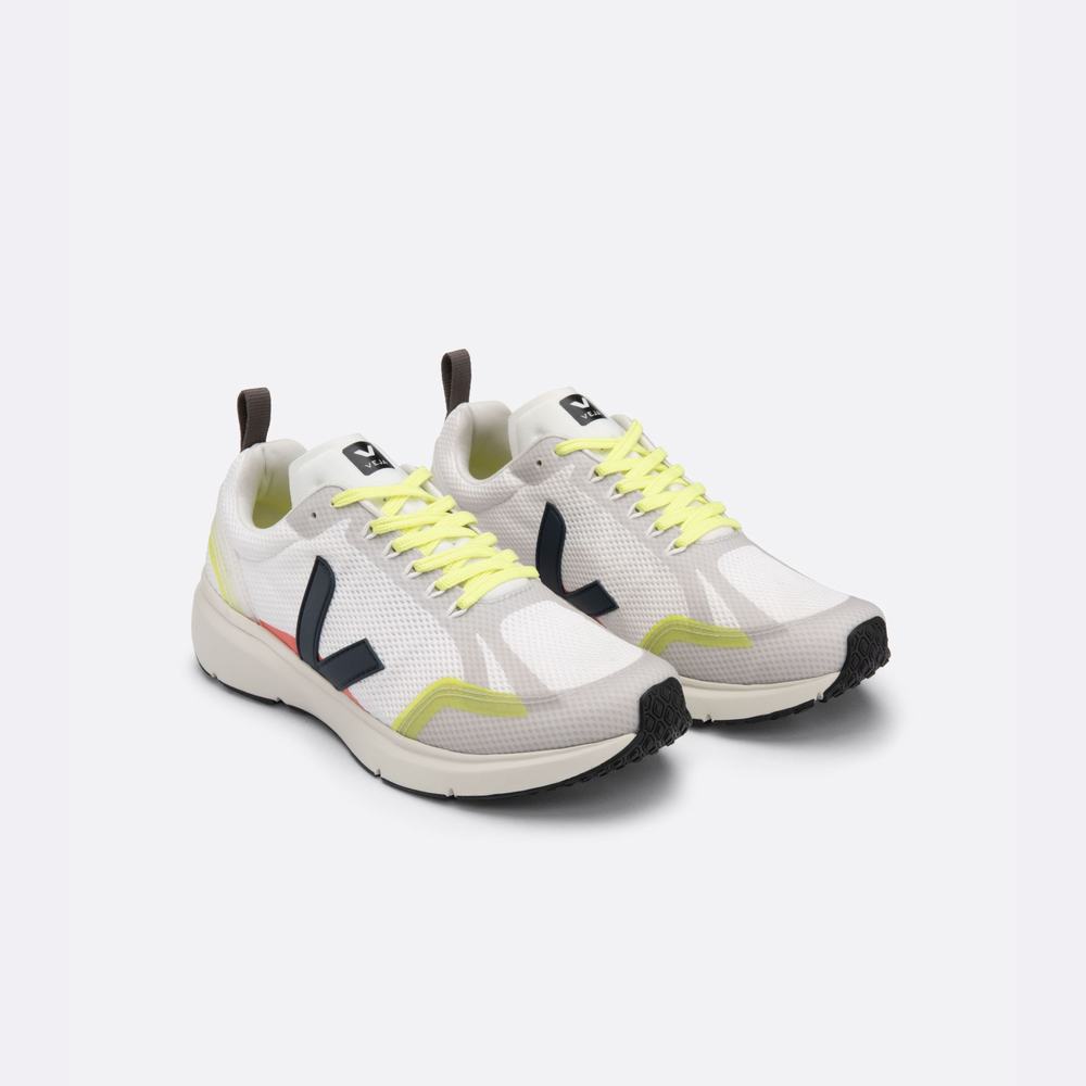 Women's Veja Condor 2 Alveomesh Running Shoes White/Multicolor | UAE-30156