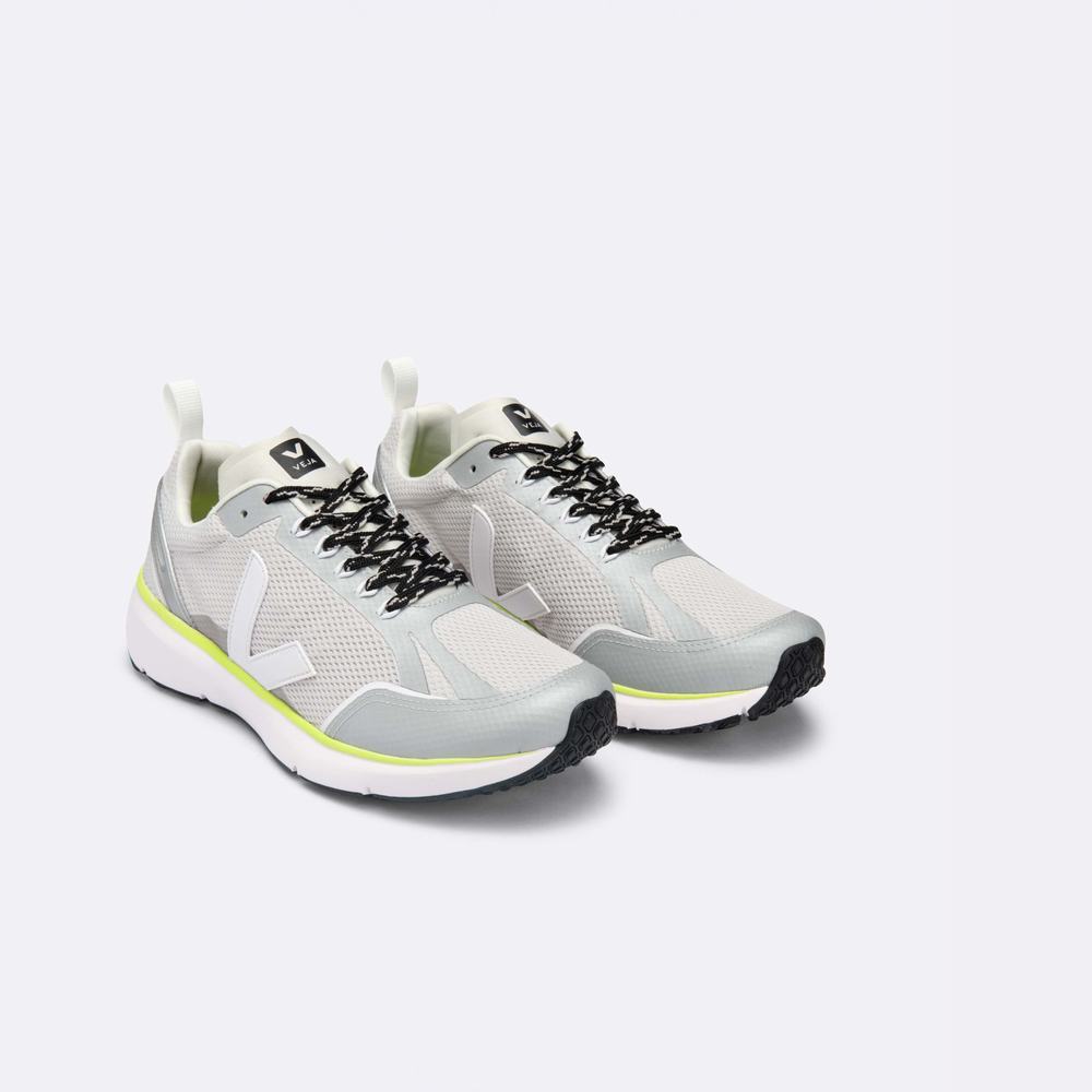 Women's Veja Condor 2 Alveomesh Running Shoes Light/Grey/Silver | UAE-41356