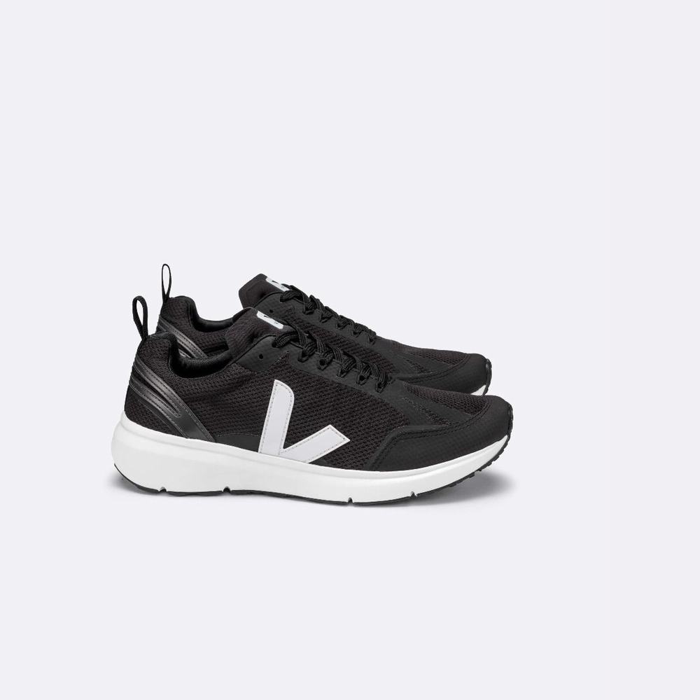 Women\'s Veja Condor 2 Alveomesh Running Shoes Black/White | UAE-67103