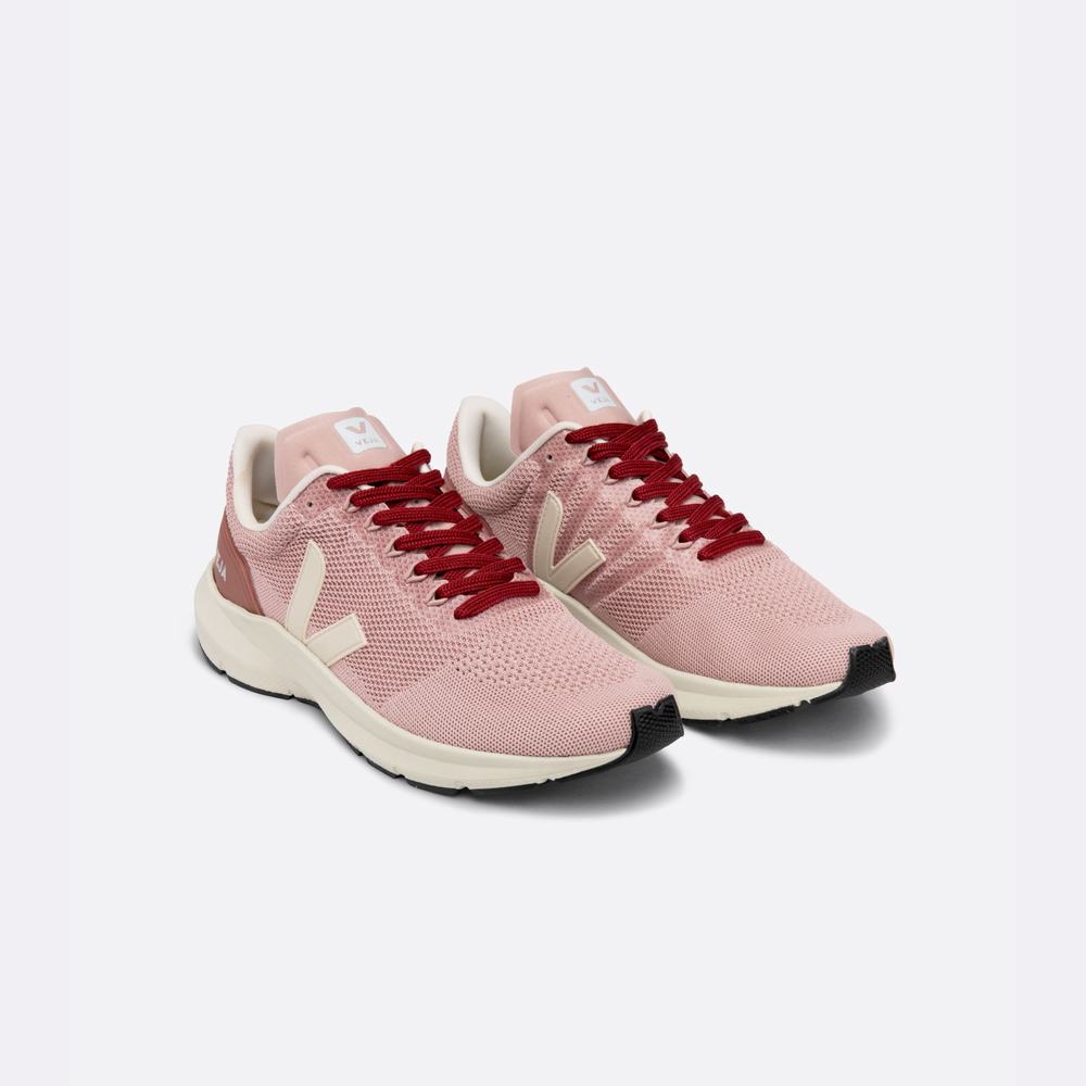 Women's Veja Marlin Lt V Knit Running Shoes Rose | UAE-35801