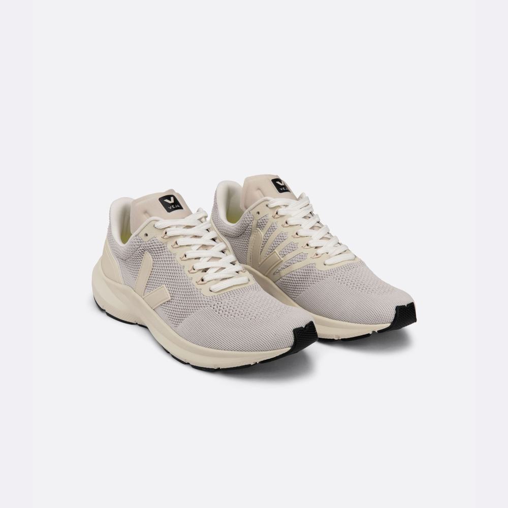 Women's Veja Marlin V-knit Running Shoes Beige | UAE-76598