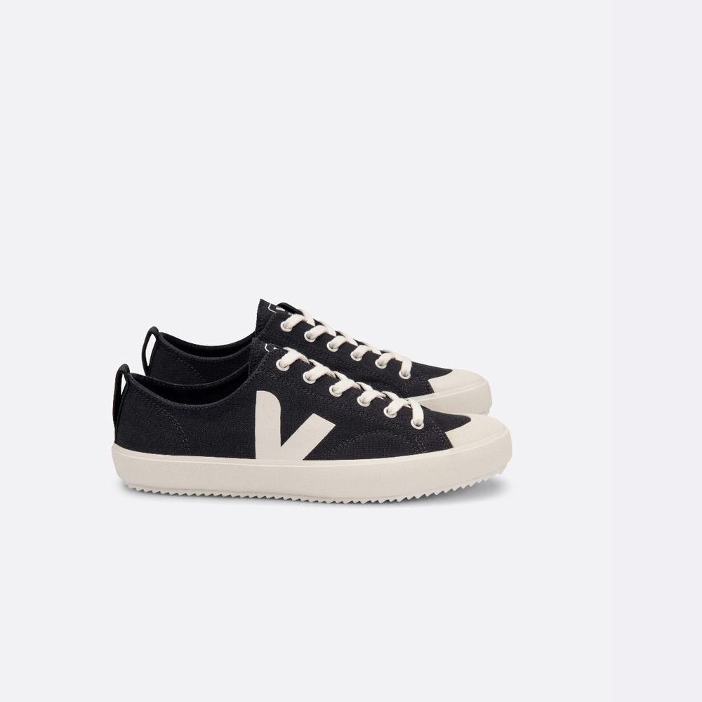 Women\'s Veja Nova Canvas Sneakers Black | UAE-14976