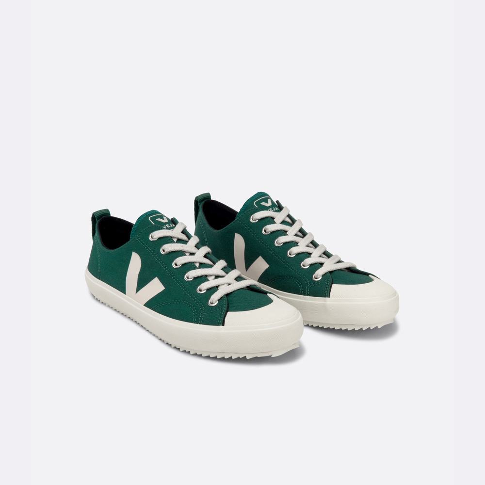 Women's Veja Nova Canvas Sneakers Deep/Green | UAE-06984