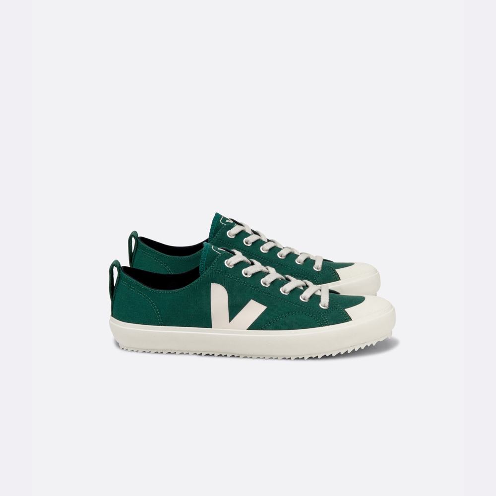 Women\'s Veja Nova Canvas Sneakers Deep/Green | UAE-06984