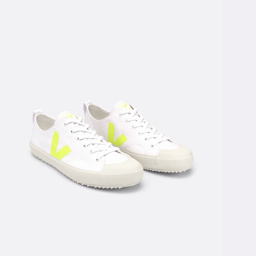 Women's Veja Nova Canvas Sneakers White | UAE-65204