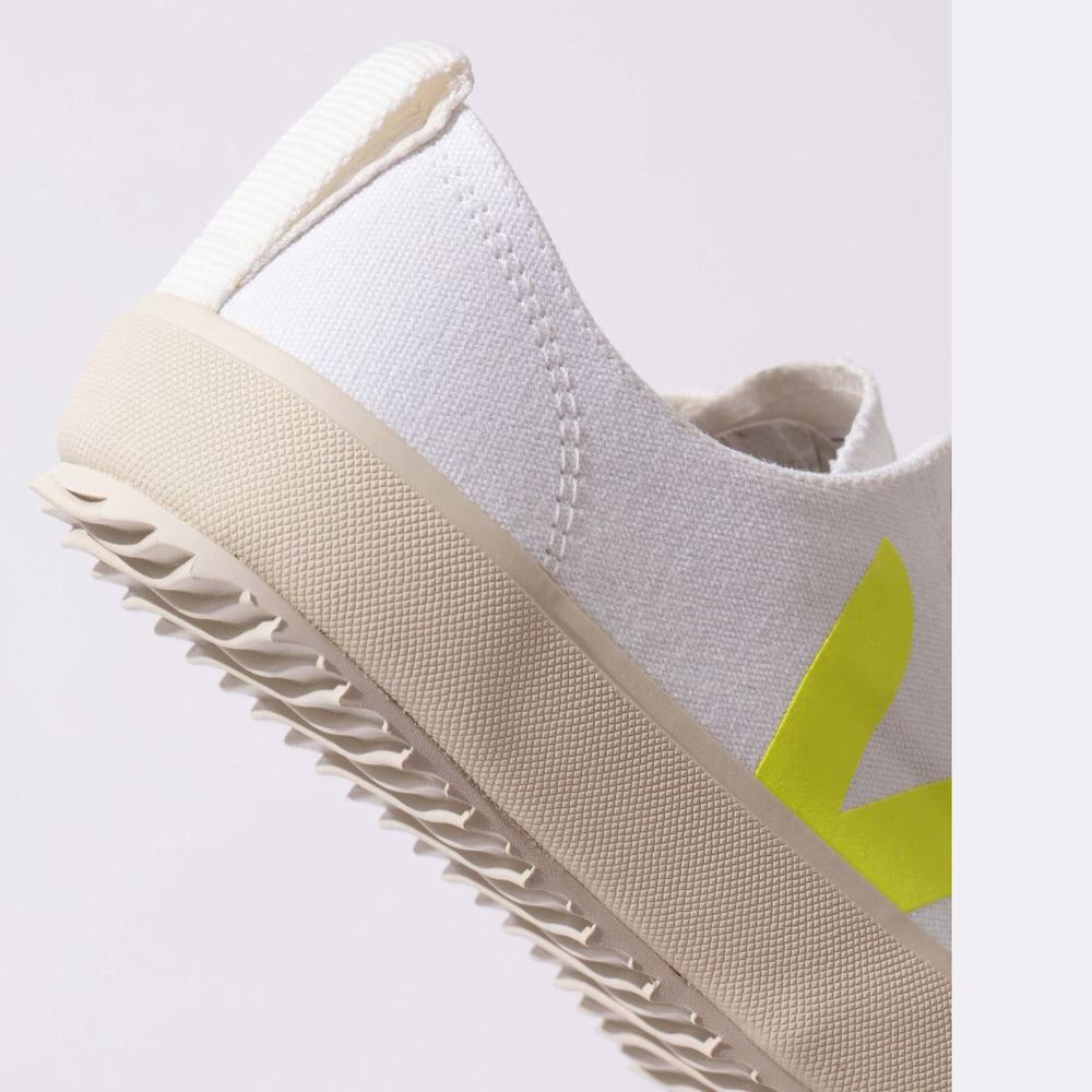 Women's Veja Nova Canvas Sneakers White | UAE-65204