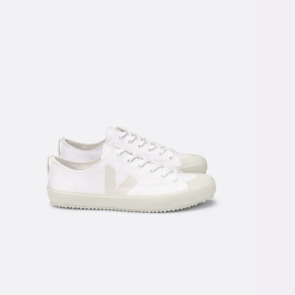 Women's Veja Nova Canvas Sneakers White | UAE-83641